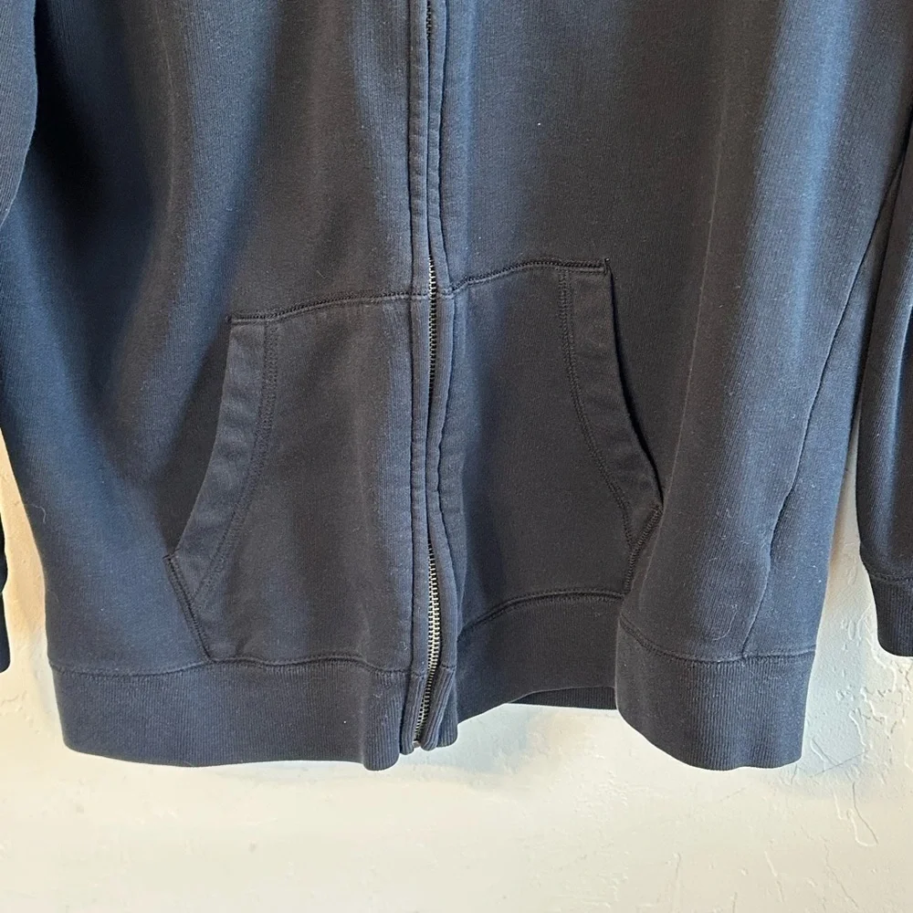 Nike Black Full Zip-Up “Just do it” Unisex Hoodie Sz M